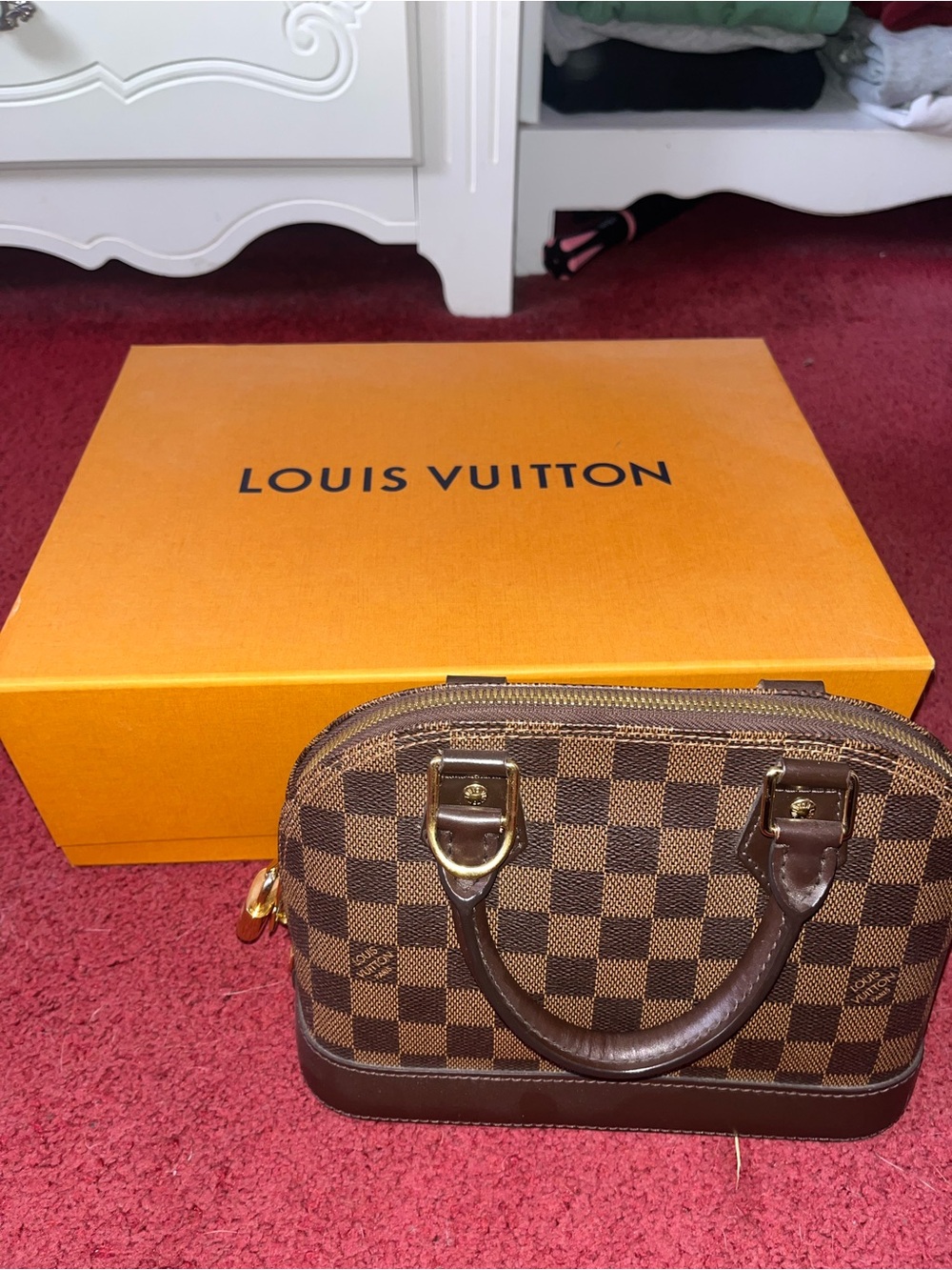 Louis Vuitton Damier Ebene Alma BB